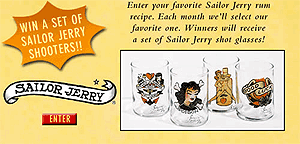 Click here to enter the Sailor Jerry  contest